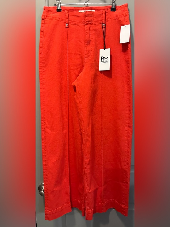 Rebecca Minkoff Denim - Rebecca Minkoff Size 6 Wide Leg Red Jeans NWT